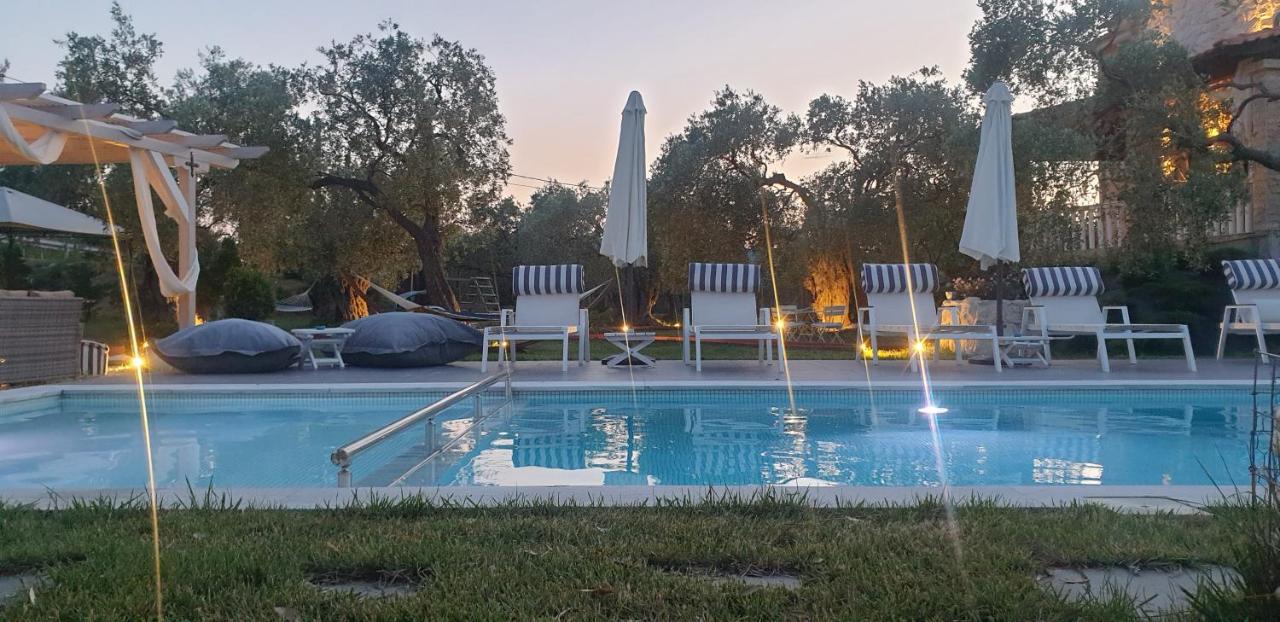 Fokas Luxury Villa Prínos Esterno foto