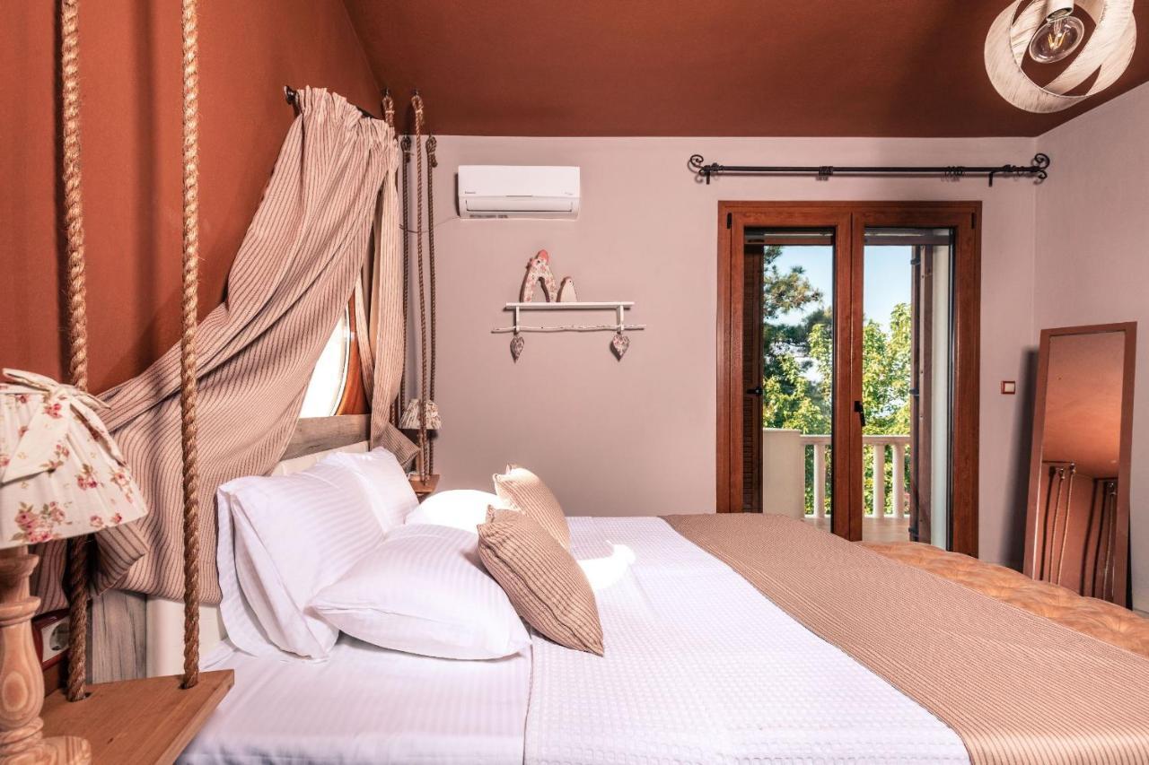 Fokas Luxury Villa Prínos Esterno foto