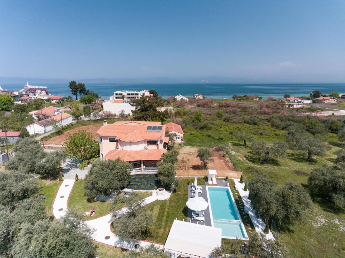 Fokas Luxury Villa Prínos Esterno foto