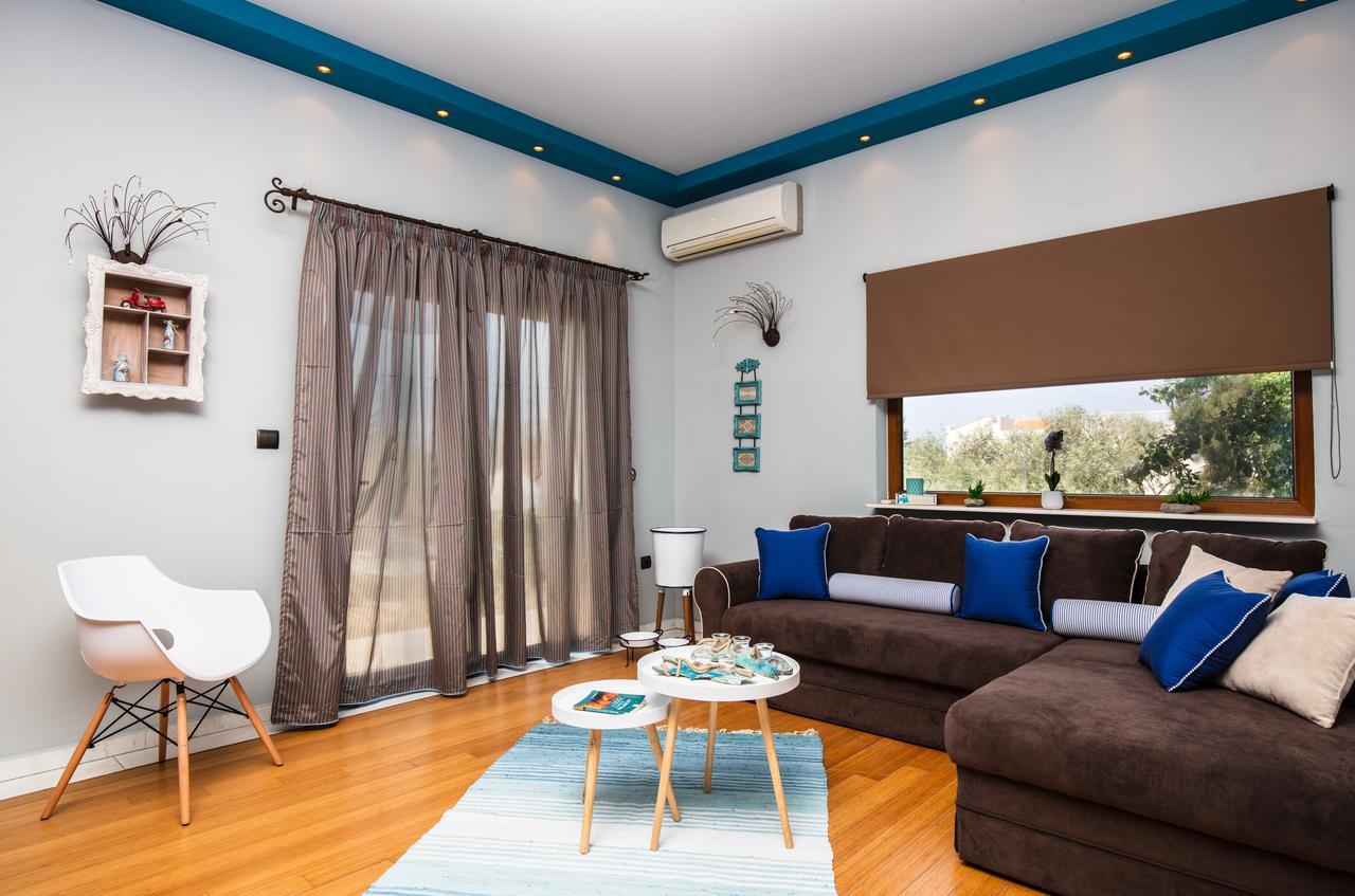 Fokas Luxury Villa Prínos Esterno foto