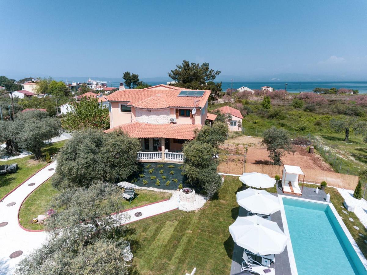 Fokas Luxury Villa Prínos Esterno foto