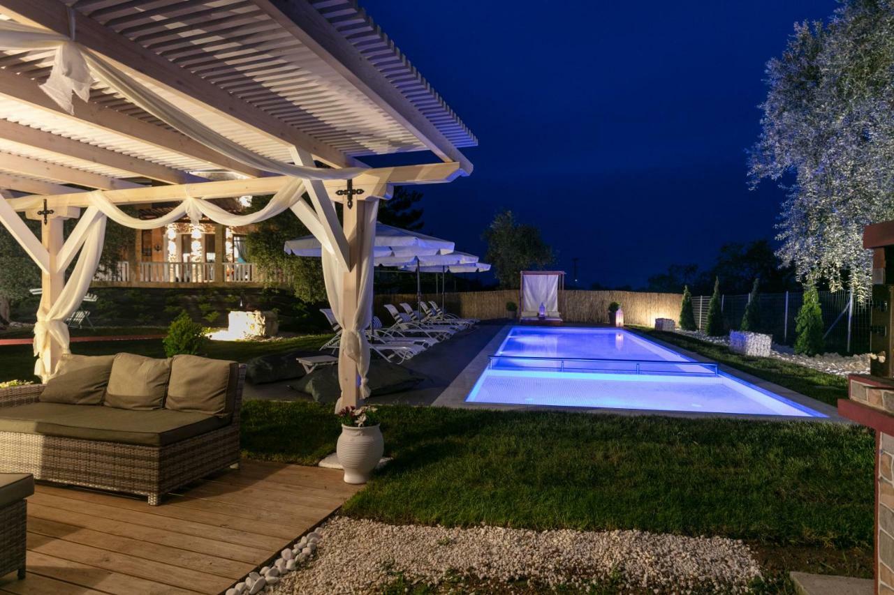 Fokas Luxury Villa Prínos Esterno foto