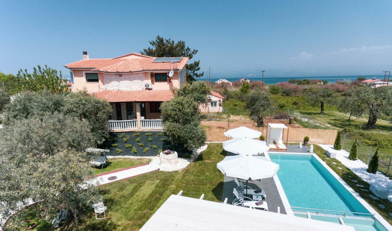 Fokas Luxury Villa Prínos Esterno foto