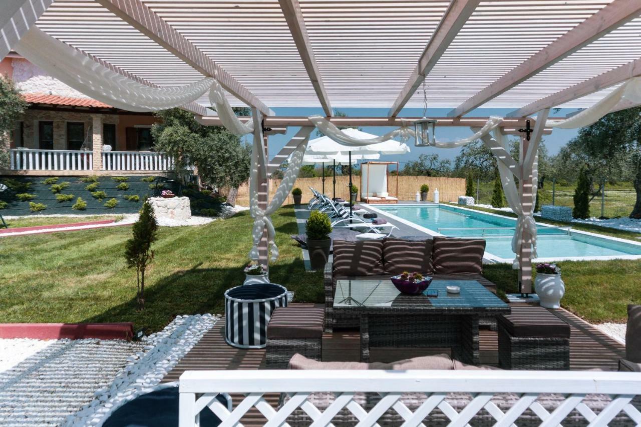 Fokas Luxury Villa Prínos Esterno foto