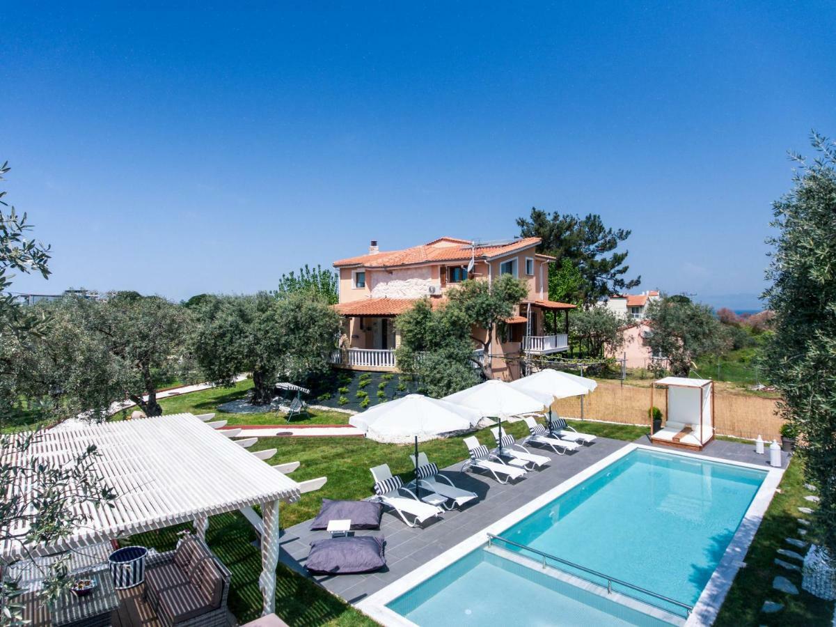 Fokas Luxury Villa Prínos Esterno foto